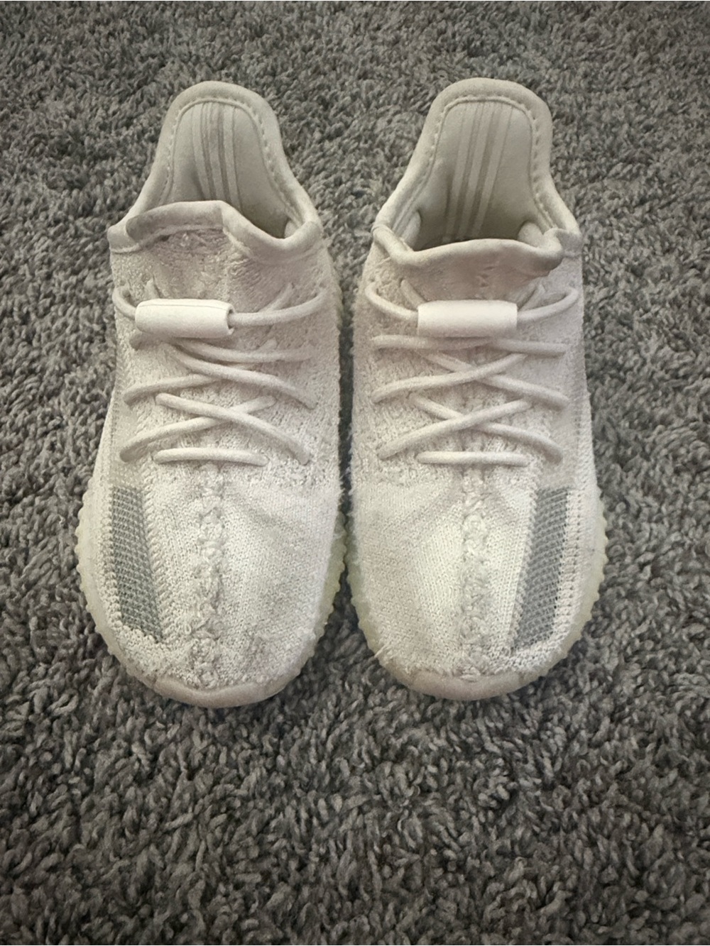 Yeezy Kids Cream Knit Sneaker